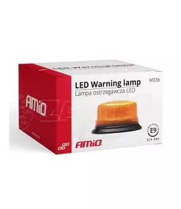 ΦΑΡΟΣ W03B 12V/24V 36LED ΒΙΔΩΤΟΣ (3 ΒΙΔΕΣ) ΠΟΡΤΟΚΑΛΙ IP56 136X68MM AMiO - 1 ΤΕΜ. 