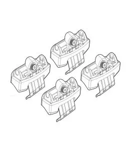 ΑΚΡΑ ΓΙΑ ΜΠΑΡΕΣ NORDRIVE ΓΙΑ TOYOTA RAV 4 03/13+ KIT 