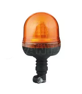 ΦΑΡΟΣ ΠΕΡΙΣΤΡΕΦΟΜΕΝΟΣ 16LED RL-10 9-32V 3 ΛΕΙΤΟΥΡΓΙΩΝ ΒΙΔΩΤΟΣ ΕΛΑΣΤΙΚΟΣ ΠΟΡΤΟΚΑΛΙ 130x221mm 