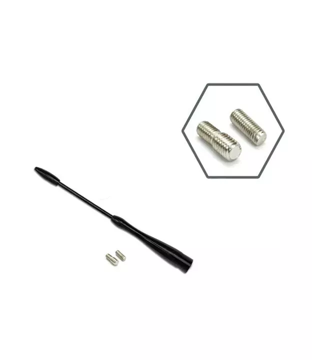 ΚΕΡΑΙΑ ΑΛΟΥΜΙΝΙΟΥ ΑΝΤΜ04 16cm ΜΕ 2 ΑΝΤΑΠΤΟΡΕΣ 5-6mm AMiO - 1 ΤΕΜ.