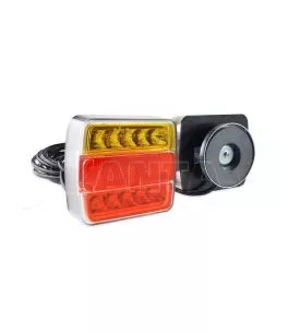 ΦΑΝΑΡΙΑ ΠΙΣΩ ΤΡΕΙΛΕΡ ΜΑΓΝΗΤΙΚΑ LED ΜΕ ΚΑΛΩΔΙΟ 7pin 12V 100x95x37mm TLS03 AMIO – 2 ΤΕΜ. 