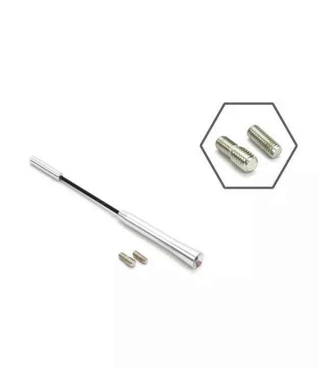 ΚΕΡΑΙΑ ΑΝΤΜ05 18cm ΧΡΩΜΙΟ ΜΕ 2 ΑΝΤΑΠΤΟΡΕΣ 5-6mm AMiO – 1 ΤΕΜ.