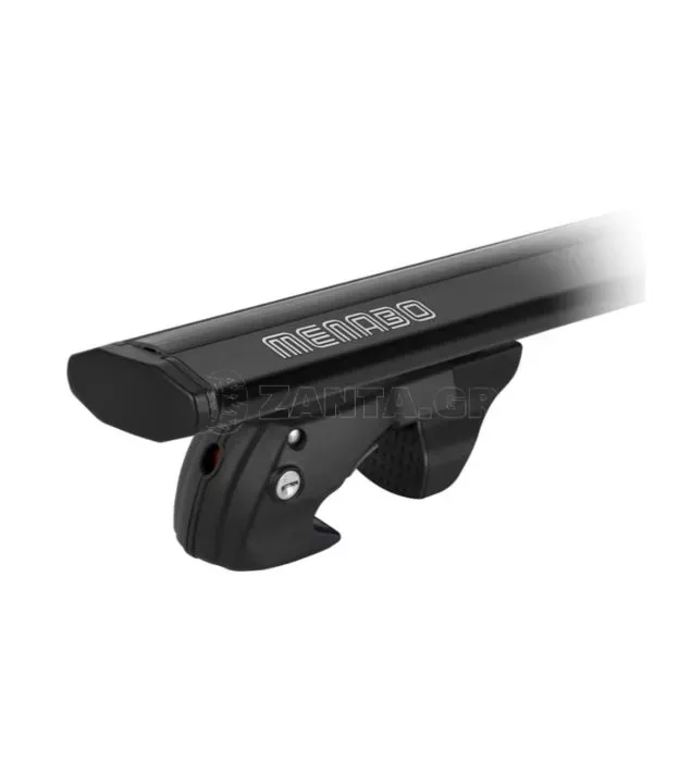 ΜΠΑΡΕΣ ΟΡΟΦΗΣ ΑΛΟΥΜΙΝΙΟΥ JACKSON BLACK 120 cm ΣΕ ΜΑΥΡΟ ΧΡΩΜΑ ΓΙΑ ΟΡΟΦΗ ΜΕ RAISED RAILS MENABO - 2 ΤΕΜ.