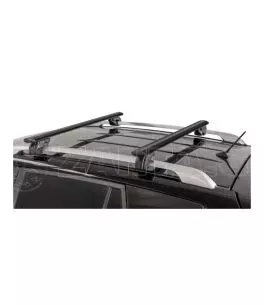 ΜΠΑΡΕΣ ΟΡΟΦΗΣ ΑΛΟΥΜΙΝΙΟΥ JACKSON BLACK 120 cm ΣΕ ΜΑΥΡΟ ΧΡΩΜΑ ΓΙΑ ΟΡΟΦΗ ΜΕ RAISED RAILS MENABO - 2 ΤΕΜ. 
