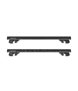 ΜΠΑΡΕΣ ΟΡΟΦΗΣ ΑΛΟΥΜΙΝΙΟΥ JACKSON BLACK 120 cm ΣΕ ΜΑΥΡΟ ΧΡΩΜΑ ΓΙΑ ΟΡΟΦΗ ΜΕ RAISED RAILS MENABO - 2 ΤΕΜ. 