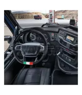 IVECO S-WAY 10/2019/SCANIA R/S SERIE 7 11/2016 ΚΑΛΥΜΜΑ ΤΙΜΟΝΙΟΥ CLUB ΜΑΥΡΟ-ΣΗΜΑΙΑ ΙΤΑΛΙΑΣ/ΚΟΦΤΟ 