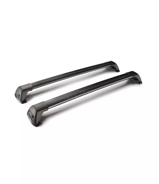 ΜΠΑΡΕΣ ΟΡΟΦΗΣ ΑΛΟΥΜΙΝΙΟΥ ΜΑΥΡΗ YAKIMA FLUSH BAR STANDARD 105cm ΜΕ ΚΛΕΙΔΙ - 2 TEM.