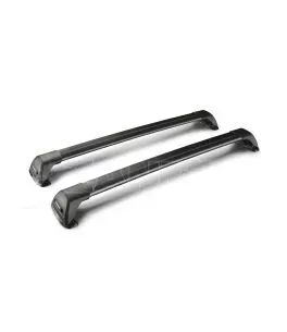ΜΠΑΡΕΣ ΟΡΟΦΗΣ ΑΛΟΥΜΙΝΙΟΥ ΜΑΥΡΗ YAKIMA FLUSH BAR STANDARD 120cm ΜΕ ΚΛΕΙΔΙ - 2 TEM. 