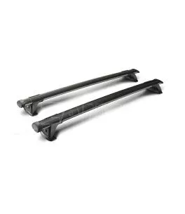 ΜΠΑΡΕΣ ΟΡΟΦΗΣ ΑΛΟΥΜΙΝΙΟΥ ΜΑΥΡΗ THROUGH BAR STANDARD 109cm ΜΕ ΚΛΕΙΔΙ - 2 TEM. 