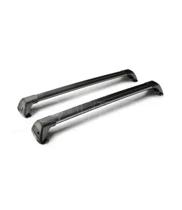 ΜΠΑΡΕΣ ΟΡΟΦΗΣ ΑΛΟΥΜΙΝΙΟΥ ΜΑΥΡΗ YAKIMA FLUSH MIXED 110+115cm ΜΕ ΚΛΕΙΔΙ - 2 TEM. 