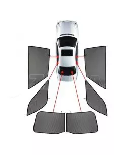 ΚΟΥΡΤΙΝΑΚΙΑ ΜΑΡΚΕ CAR SHADES ΓΙΑ OPEL CROSSLAND X 5D 2017 - 6 ΤΕΜ. 