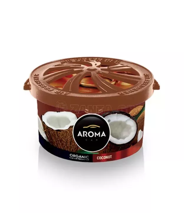ΑΡΩΜΑΤΙΚΟ ΣΕ ΚΟΝΣΕΡΒΑ AROMA ORGANIC - ΚΑΡΥΔΑ (COCONUT) 40gr - 1 ΤΕΜ.