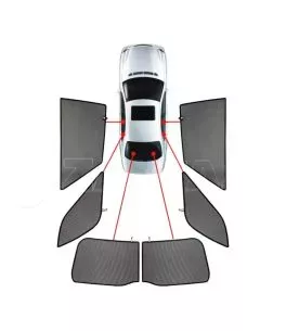 ΚΟΥΡΤΙΝΑΚΙΑ ΜΑΡΚΕ CAR SHADES ΓΙΑ SUBARU FORESTER 5D 2013-2018 - 6 ΤΕΜ. 