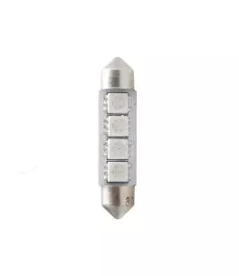 ΛΑΜΠΑΚΙΑ ΠΛΑΦΟΝΙΕΡΑΣ C5W/C10W 12V 0,96W SV8,5 41mm CAN-BUS LED 4xSMD5050 PREMIUM ΜΠΛΕ BLISTER 2ΤΕΜ. 