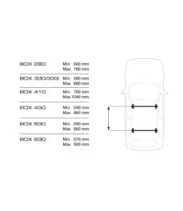 ΜΠΑΓΚΑΖΙΕΡΑ ΟΡΟΦΗΣ NORDRIVE BOX 630D LT ΜΕ ΔΙΠΛΟ ΑΝΟΙΓΜΑ ΣΕ ΑΣΗΜΙ ΧΡΩΜΑ ΜΕ ΓΥΑΛΙΣΤΕΡΗ ΥΦΗ - 1 ΤΕΜ. 