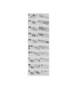 ΥΑΛΟΚΑΘΑΡΙΣΤΗΡΑΣ ΠΙΣΩ ONE FIT FLAT 28cm (11