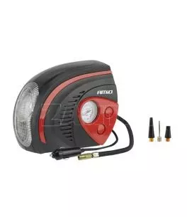 ΚΟΜΠΡΕΣΕΡ ΑΕΡΑ ΕΛΑΣΤΙΚΩΝ 12V 100psi 7bar ΜΕ ΦΙΣ ΑΝΑΠΤΗΡΑ & LED ΦΑΚΟ 
