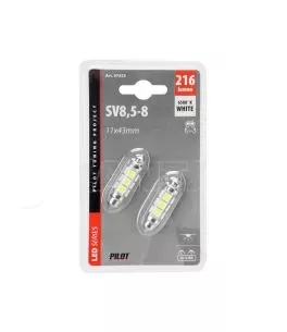 ΛΑΜΠΑΚΙ ΠΛΑΦΟΝΙΕΡΑΣ 24-30V 11x43mm 216lm 12xSMD LED ΛΕΥΚΟ (ΔΙΠΛΗΣ ΠΟΛΙΚΟΤΗΤΑΣ/ CAN-BUS) 2ΤΕΜ. 