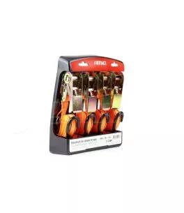 ΙΜΑΝΤΕΣ ΜΕ ΚΑΣΤΑΝΙΕΣ ΣΕΤ 4ΤΕΜ 25mm 4,5m ΓΙΑ 700KG BELT-03 AMIO 