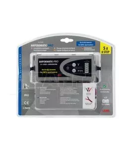 ΦΟΡΤΙΣΤΗΣ ΜΠΑΤΑΡΙΑΣ AMPEROMATIC PRO 12V 5A 12120Ah GEL/STD/SMF/AGM/EFB/LiFePo4 