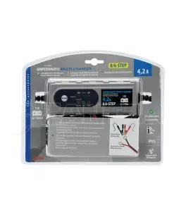 ΦΟΡΤΙΣΤΗΣ ΜΠΑΤΑΡΙΑΣ AMPEROMATIC MULTI-CHARGER 12V 4,2A 4120Ah STD-SMF-EFB-AGM-START & STOP 