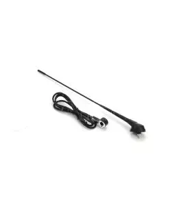 ΚΕΡΑΙΑ ΟΡΟΦΗΣ ΜΑΥΡΗ 40cm Φ5mm ΜΕ ΚΑΛΩΔΙΟ 2,3m 