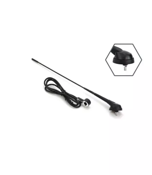 ΚΕΡΑΙΑ ΟΡΟΦΗΣ ΜΑΥΡΗ 40cm Φ5mm ΜΕ ΚΑΛΩΔΙΟ 2,3m