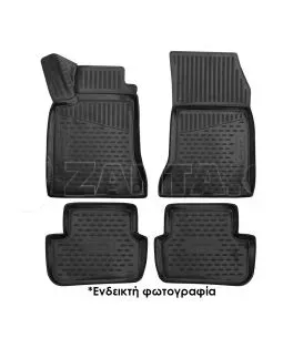 ΜΑΡΚΕ ΠΑΤΑΚΙΑ ΣΕ ΣΚΑΦΗ TPE ΛΑΣΤΙΧΟ ΓΙΑ TOYOTA IQ 01/2009+  ΣΕ ΜΑΥΡΟ ΧΡΩΜΑ NOVLINE - 4 ΤΕΜ. 