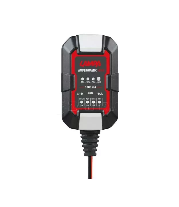 ΦΟΡΤΙΣΤΗΣ/ΣΥΝΤΗΡΗΤΗΣ ΜΠΑΤΑΡΙΑΣ AMPEROMATIC BIKE 6/12V 1A 220Ah GEL/STD/SMF/AGM/EFB/LiFePo4 LAMPA - 1 ΤΕΜ