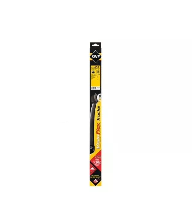 ΥΑΛΟΚΑΘΑΡΙΣΤΗΡΑΣ ΦΟΡΤΗΓΟΥ 65cm (26") SWF VISIOFLEX ΟΔΗΓΟΥ ΜΕ ΜΑΡΚΕ ΚΟΥΜΠΩΜΑ & ΑΚΡΟΦΥΣΙΟ ΠΑΡΟΧΗΣ ΝΕΡΟΥ LAMPA - 1 ΤΕΜ.