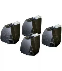 ΜΠΑΡΕΣ ΟΡΟΦΗΣ ΑΛΟΥΜΙΝΙΟΥ DELTA M BLACK 123 cm ROOF RACK ΣΕΤ ΣΕ ΜΑΥΡΟ ΧΡΩΜΑ ΜΕ ΠΡΟΣΤΑΤΕΥΤΙΚΑ ΚΑΠΑΚΙΑ ΑΚΡΩΝ ΓΙΑ ΑΠΛΗ ΟΡΟΦΗ MENABO 