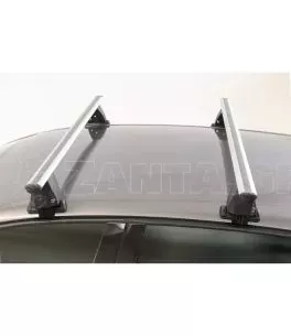 ΜΠΑΡΕΣ ΟΡΟΦΗΣ ΑΛΟΥΜΙΝΙΟΥ DELTA XL SILVER 161 cm ROOF RACK ΣΕΤ ΣΕ ΑΣΗΜΙ ΧΡΩΜΑ ΜΕ ΠΡΟΣΤΑΤΕΥΤΙΚΑ ΚΑΠΑΚΙΑ ΑΚΡΩΝ ΓΙΑ ΑΠΛΗ ΟΡΟΦΗ MENAB 