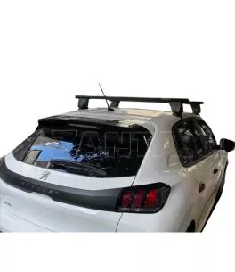 KIT ΜΕ ΜΠΑΡΕΣ ΟΡΟΦΗΣ ΓΙΑ PEUGEOT 208 II 5D 06/2019+ (12500/MB+DLKIT41G) ΑΛΟΥΜΙΝΙΟΥ DELTA BLACK MENABO? - 2 ΤΕΜ. 