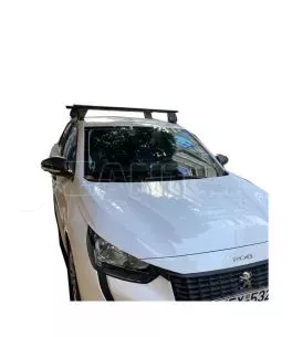 KIT ΜΕ ΜΠΑΡΕΣ ΟΡΟΦΗΣ ΓΙΑ PEUGEOT 208 II 5D 06/2019+ (12500/MB+DLKIT41G) ΑΛΟΥΜΙΝΙΟΥ DELTA BLACK MENABO? - 2 ΤΕΜ. 
