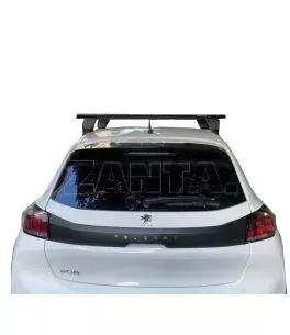 KIT ΜΕ ΜΠΑΡΕΣ ΟΡΟΦΗΣ ΓΙΑ PEUGEOT 208 II 5D 06/2019+ (12500/MB+DLKIT41G) ΑΛΟΥΜΙΝΙΟΥ DELTA BLACK MENABO? - 2 ΤΕΜ. 