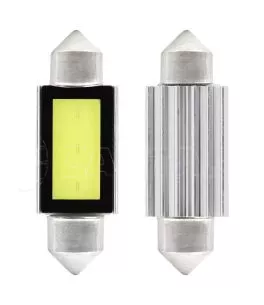 ΛΑΜΠΑΚΙΑ ΠΛΑΦΟΝΙΕΡΑΣ 39mm 12V 5.600K COB LED CAN-BUS AMIO - 2 ΤΕΜ. 