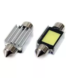 ΛΑΜΠΑΚΙΑ ΠΛΑΦΟΝΙΕΡΑΣ 39mm 12V 5.600K COB LED CAN-BUS AMIO - 2 ΤΕΜ. 