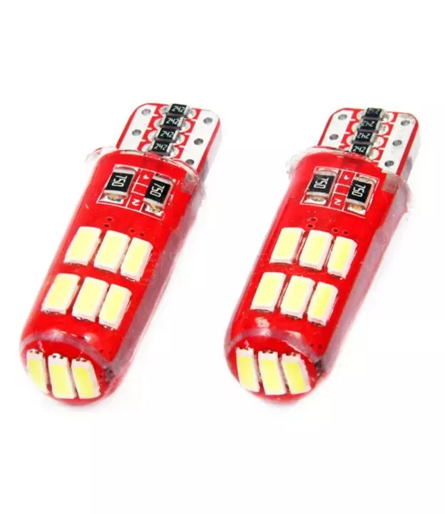 T10 W5W 12V W2,1x9,5d ΛΕΥΚΟ 5.600K 15SMDx4014 LED ΣΙΛΙΚΟΝΗΣ (ΚΑΡΦΩΤΟ - CAN-BUS) 2ΤΕΜ.