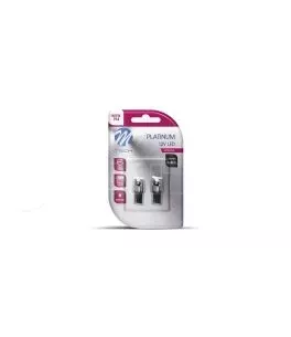 T10 W5W 12/24V W2,1x9,5d 4xSMD1616 CAN-BUS ΛΕΥΚΟ (ΚΑΡΦΩΤΟ ΑΚΑΛΥΚΟ) LIMITED BLACK 2ΤΕΜ. M-TECH 