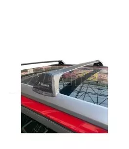KIT ΜΕ ΜΠΑΡΕΣ ΟΡΟΦΗΣ ΓΙΑ CITROEN C4 GRAND PICASSO ΜΕ ΗΛΙΟΡΟΦΗ/FLUSH RAILS (Y8050223+YK774W) FLUSH BLACK BAR YAKIMA 