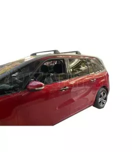 KIT ΜΕ ΜΠΑΡΕΣ ΟΡΟΦΗΣ ΓΙΑ CITROEN C4 GRAND PICASSO ΜΕ ΗΛΙΟΡΟΦΗ/FLUSH RAILS (Y8050223+YK774W) FLUSH BLACK BAR YAKIMA 