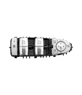 ΔΙΑΚΟΠΤΗΣ ΓΙΑ MERCEDES W205 - W253 ΟΔΗΓΟΥ ΜΑΥΡΟ/ΑΣΗΜΙ ΜΕ ΚΟΚΚΙΝΟ ΦΩΣ 3PIN 9051 ΠΑΡΑΘΥΡΩΝ orig.A2059056800 - 6811 