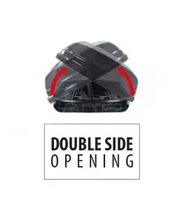 ΜΠΑΓΚΑΖΙΕΡΑ ΟΡΟΦΗΣ DIAMOND 500 DUO BLACK (ΜΑΥΡΗ/ΓΥΑΛΙΣΤΕΡΗ) MENABO 