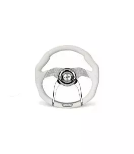 ΤΙΜΟΝΙ TORQUE 350MM ΛΕΥΚΟ ΜΕ ΣΤΡΑΣ 