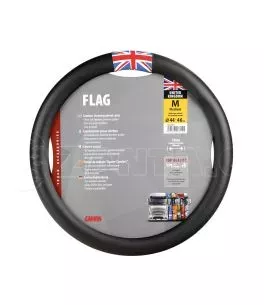 ΚΑΛΥΜΜΑ ΤΙΜΟΝΙΟΥ ΦΟΡΤΗΓΟΥ FLAG ENGLAND ΜΑΥΡΟ ΜΕ ΣΗΜΑΙΑ ΑΓΓΛΙΑΣ (M) 44-46cm LAMPA - 1 TEM. 