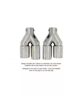ΑΚΡΟ (ΜΠΟΥΚΑ) ΕΞΑΤΜΙΣΗΣ ΔΙΠΛΗ ΑΠΟΛΗΞΗ 3373mm (ΜΗΚΟΣ: 280mm/ ΔΙΑΜΕΤΡΟΣ ΕΞΩΤΕΡΙΚΗ 88mmX2) SIMONI RACING - 1 TEM. 