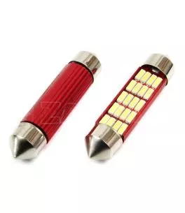ΛΑΜΠΑΚΙΑ ΠΛΑΦΟΝΙΕΡΑΣ 41mm 12V 5.600K 20xSMD 4014 LED CAN-BUS AMIO - 2 ΤΕΜ.