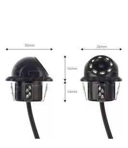 ΚΑΜΕΡΑ ΟΠΙΣΘΟΠΟΡΕΙΑΣ ΜΕ LED NIGHT VISION 18mm HD-305 AMIO - 1 ΤΕΜ. 