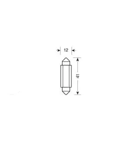 ΛΑΜΠΑΚΙΑ ΠΛΑΦΟΝΙΕΡΑΣ 932V SV28,5-8 2SMDx1CHIP LED 70lm CAN-BUS 12x41mm ΠΡΑΣΙΝΟ ΚΟΥΤΙ LAMPA - 20 ΤΕΜ. 