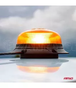 ΦΑΡΟΣ LED MINI FLAT 12/24V 18SMD IP56 ΠΟΡΤΟΚΑΛΙ ΒΙΔΩΤΟΣ 113x47mm AMIO -1 ΤΕΜ. 
